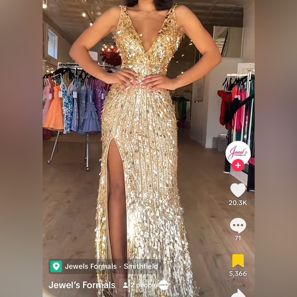 Sherri Hill 54912 GOLD
